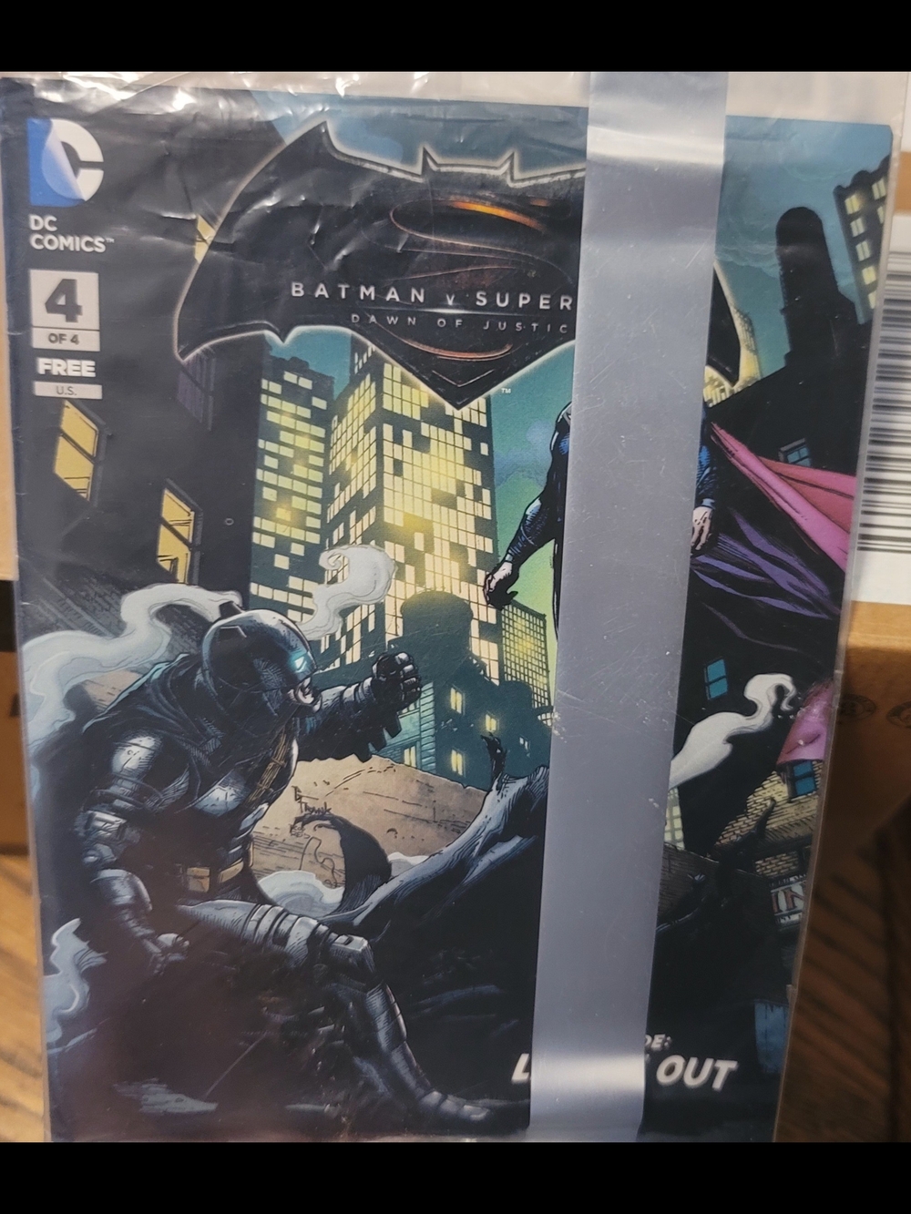 Batman v Superman Dawn of Justice Comic Book - Dark Blue & Black Cover